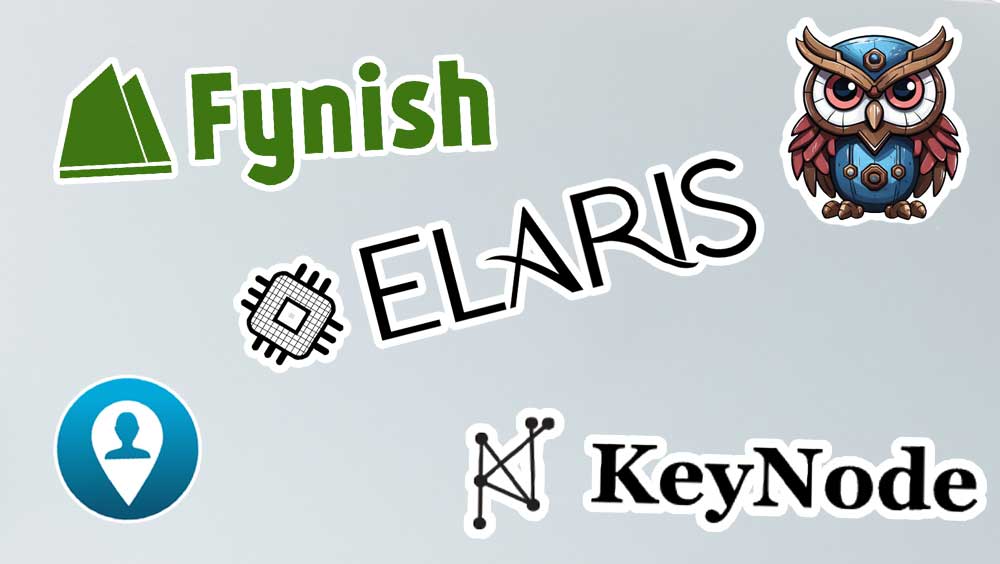 Screenshot of logos